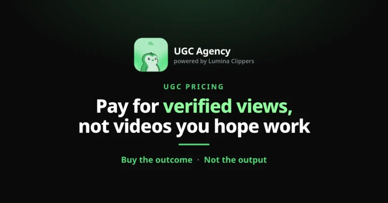 Paying for UGC: When the Unit Is Verified Views, Not Videos You Hope Work