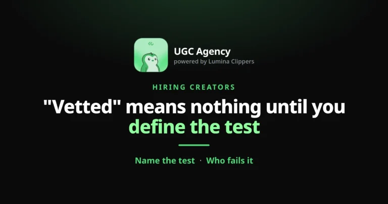 “Vetted” Means Nothing Until You Define the Test