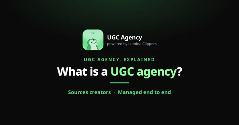 What Is a UGC Agency? What They Do, Cost, and How to Choose