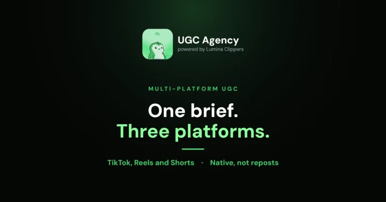 One UGC Pipeline for TikTok, Reels and Shorts