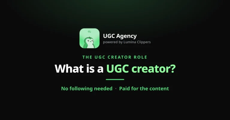 What Is a UGC Creator?